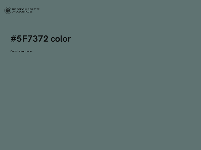 #5F7372 color image