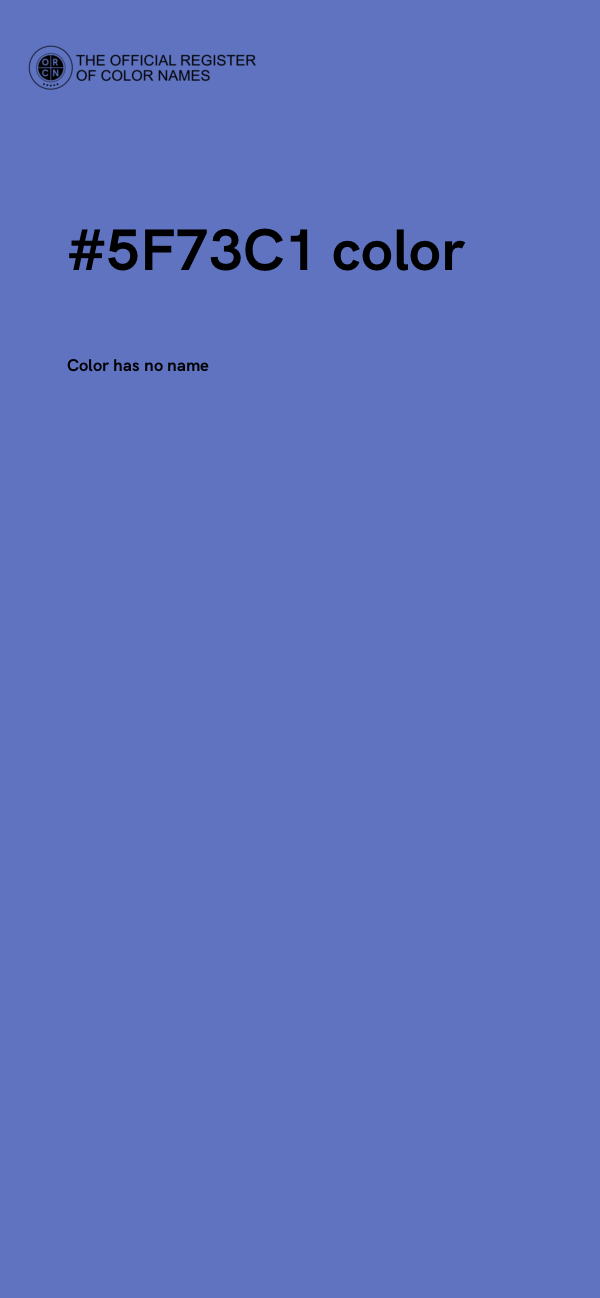 #5F73C1 color image