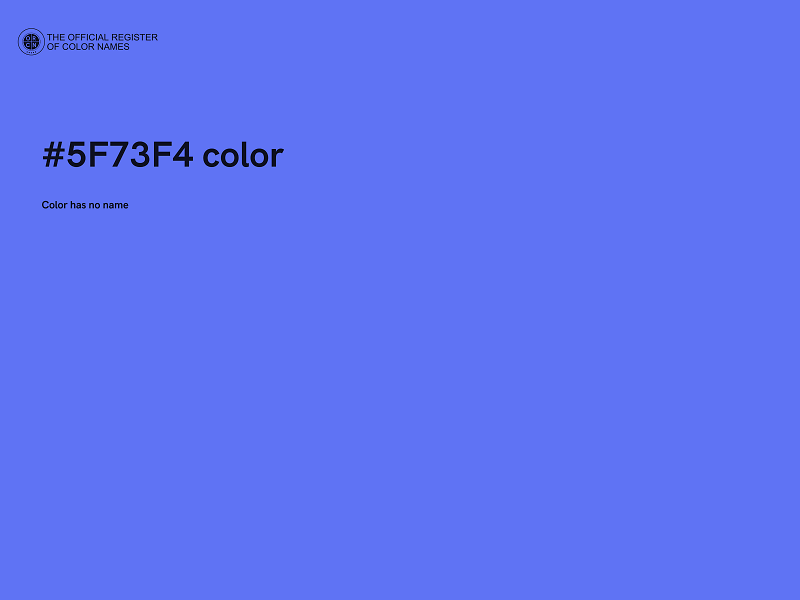 #5F73F4 color image