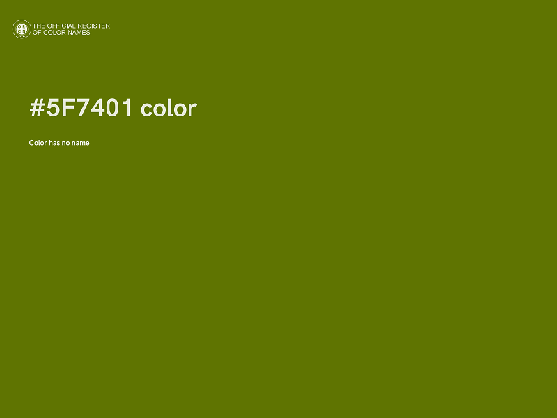 #5F7401 color image