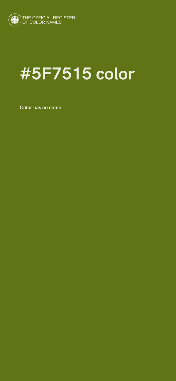 #5F7515 color image