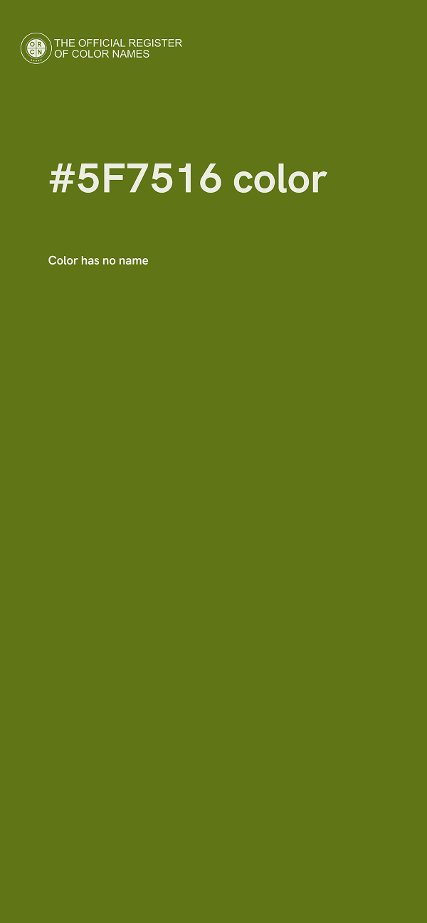 #5F7516 color image