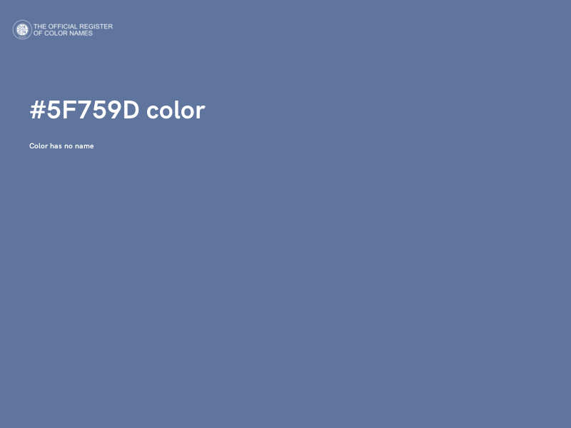 #5F759D color image