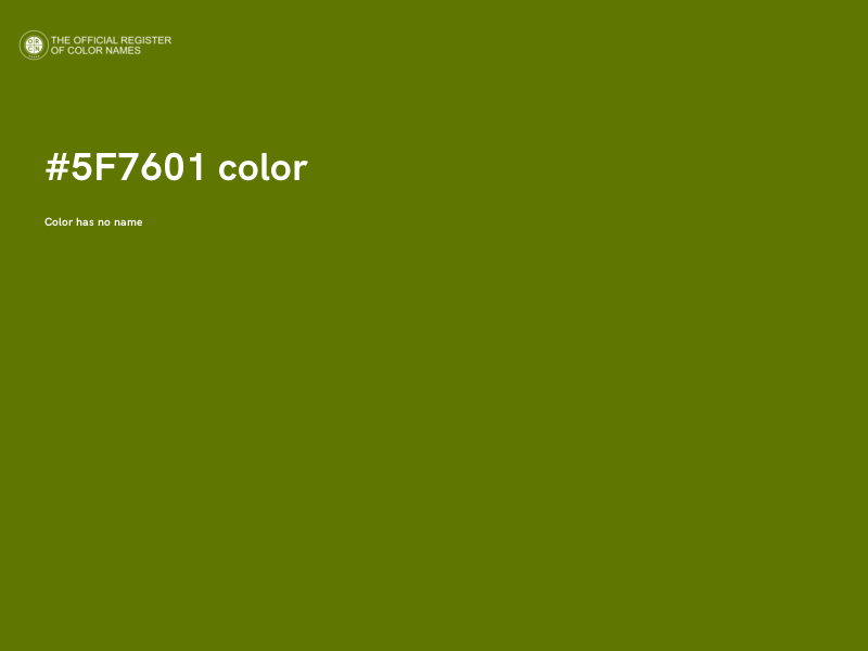 #5F7601 color image