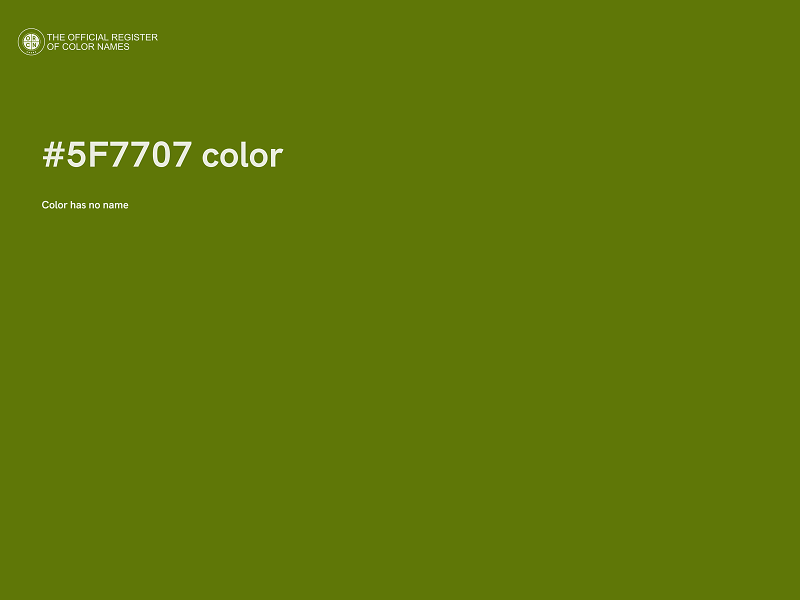 #5F7707 color image