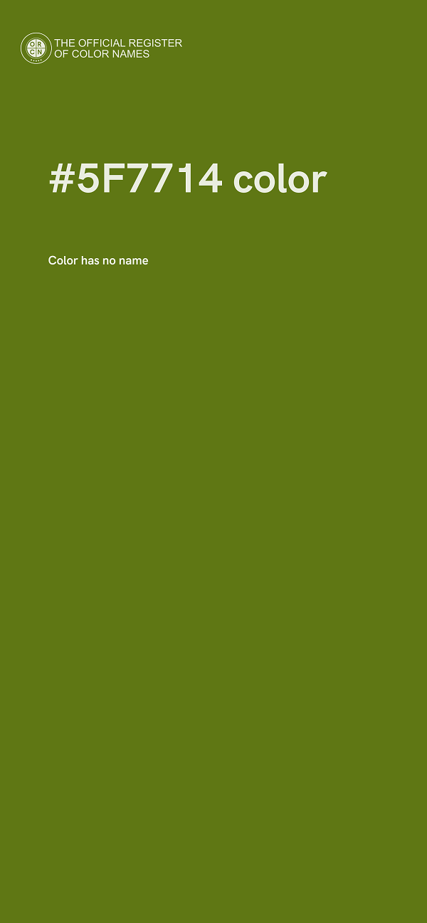 #5F7714 color image