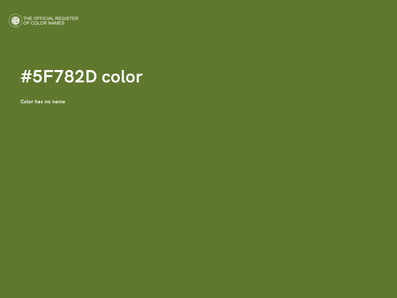#5F782D color image