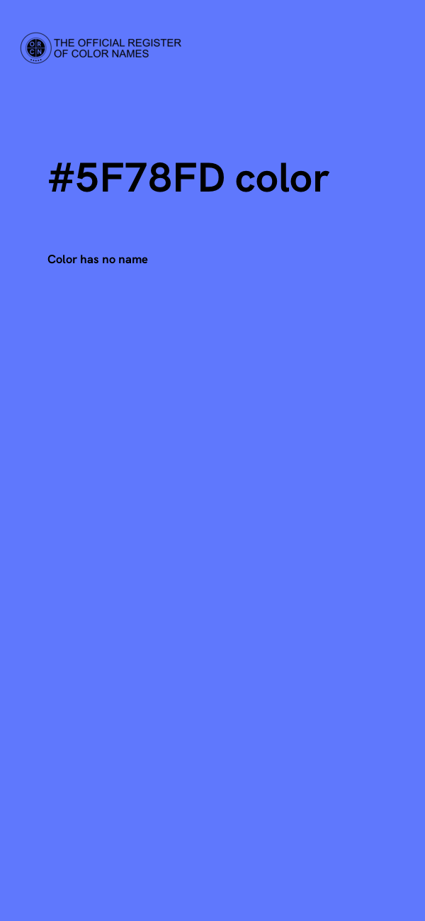 #5F78FD color image