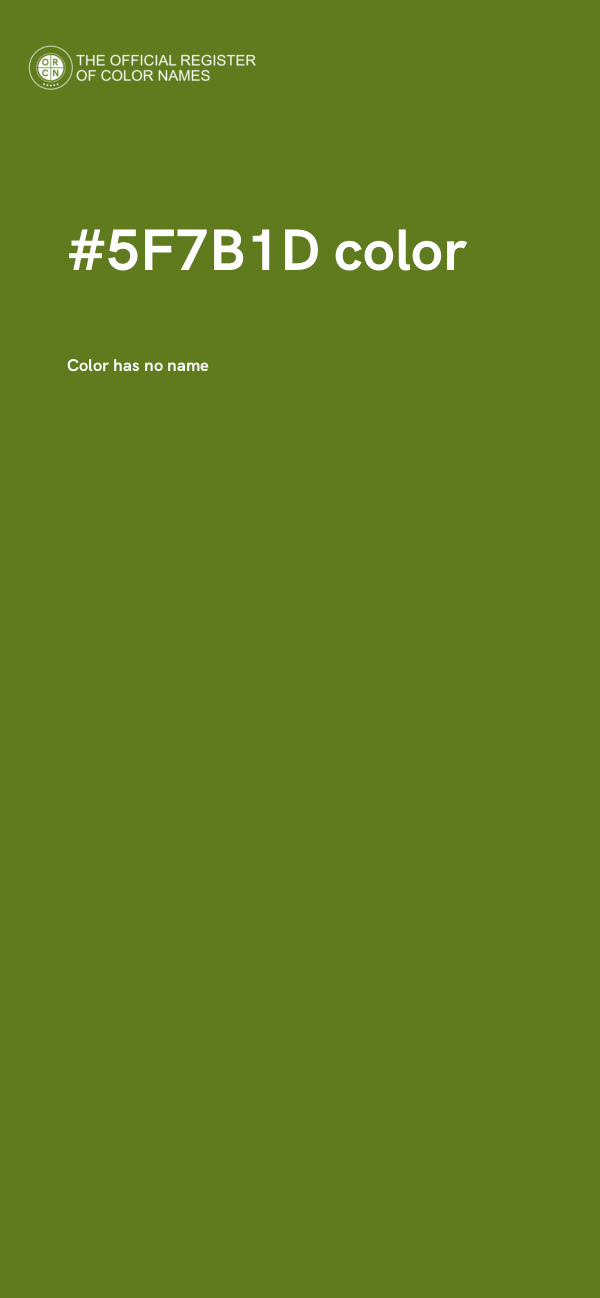 #5F7B1D color image