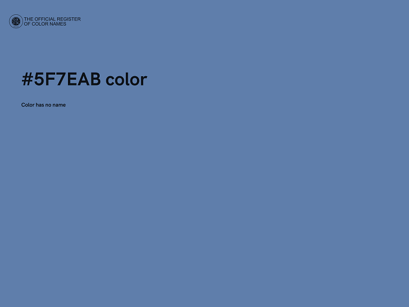 #5F7EAB color image