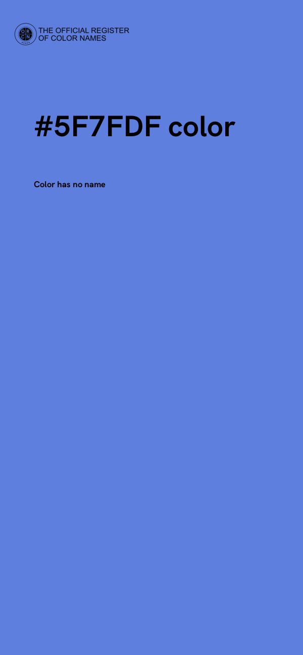 #5F7FDF color image