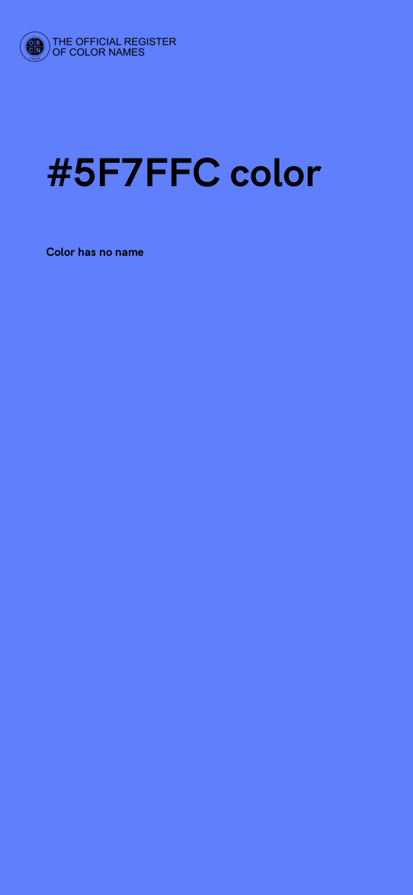 #5F7FFC color image