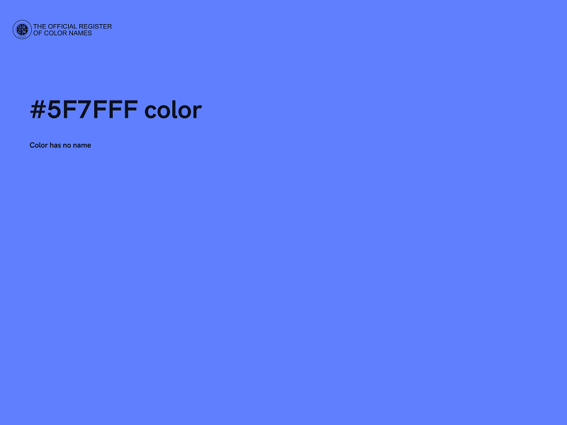 #5F7FFF color image