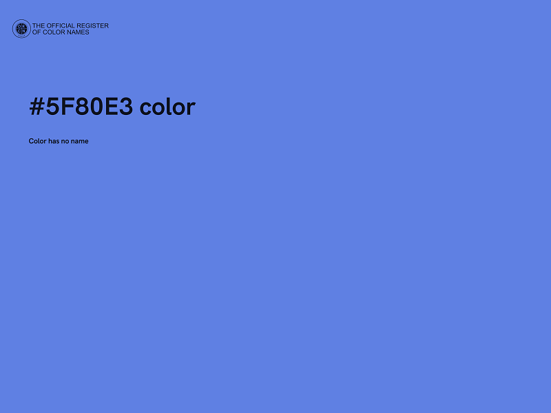 #5F80E3 color image