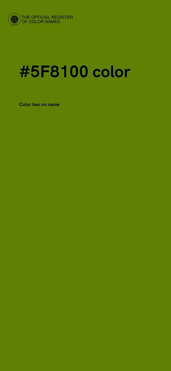 #5F8100 color image