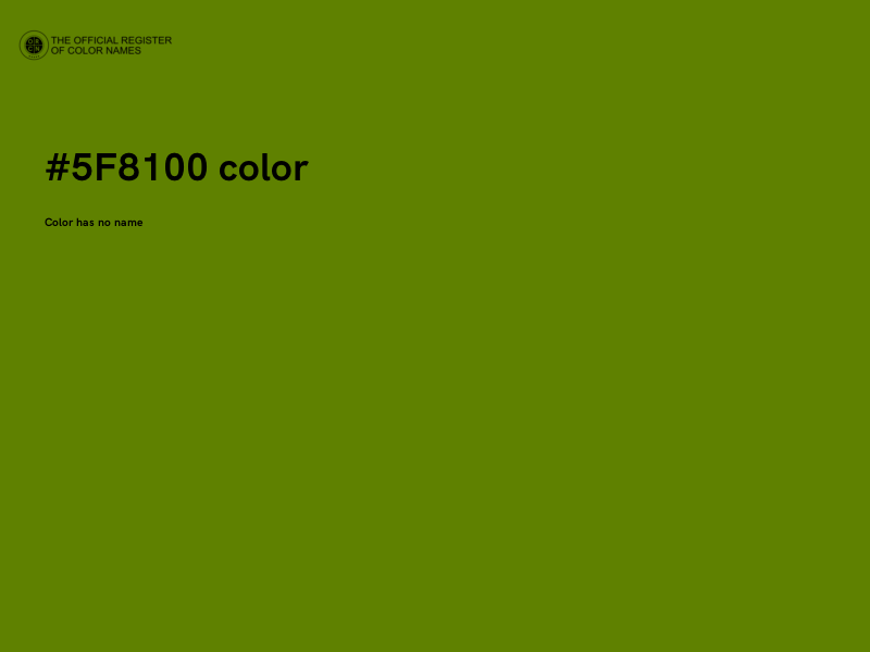 #5F8100 color image