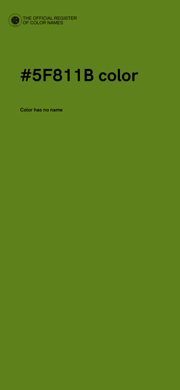 #5F811B color image