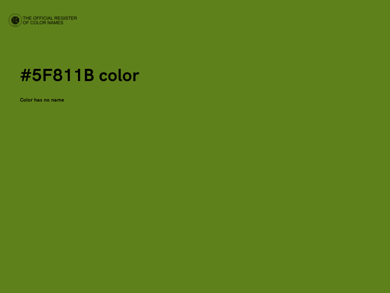 #5F811B color image