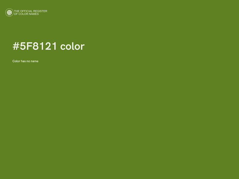 #5F8121 color image