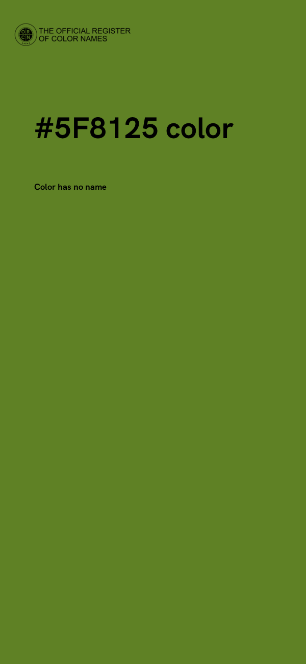 #5F8125 color image