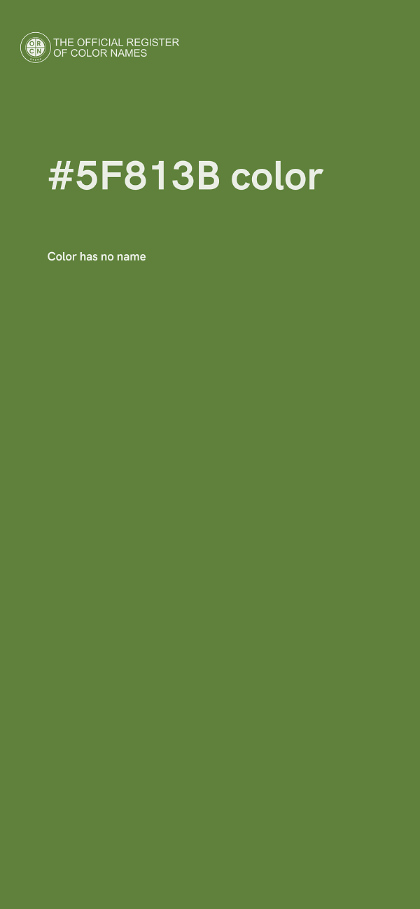 #5F813B color image