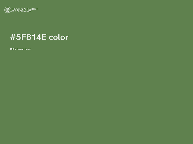 #5F814E color image