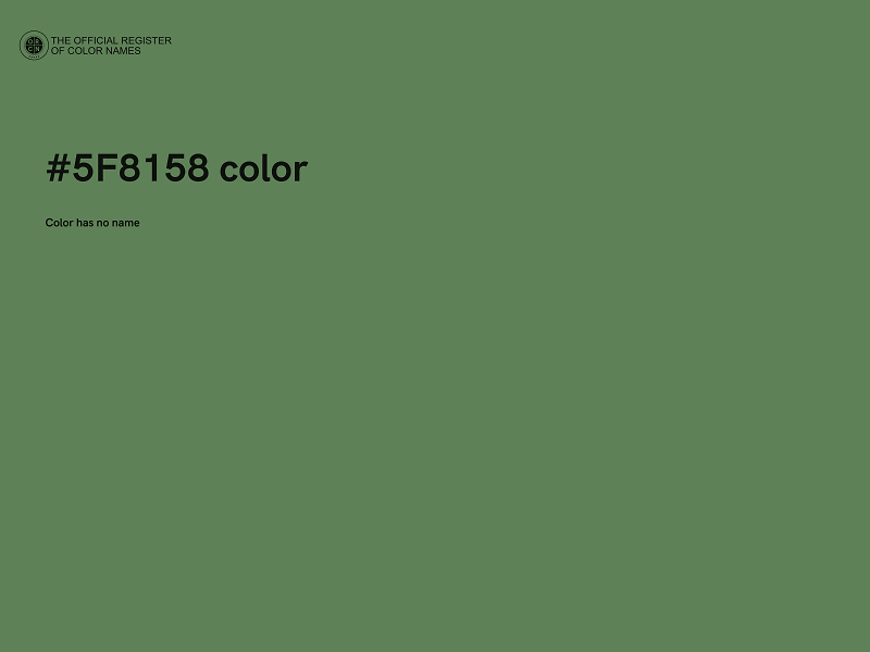 #5F8158 color image