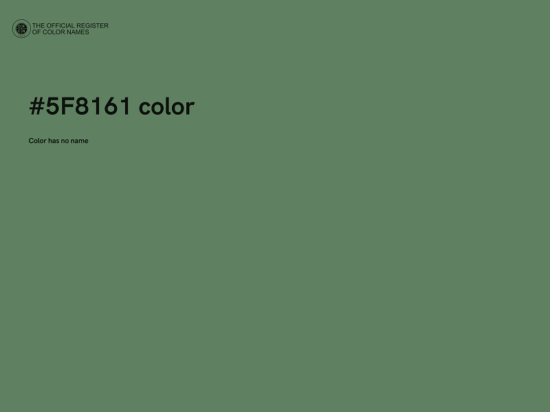 #5F8161 color image