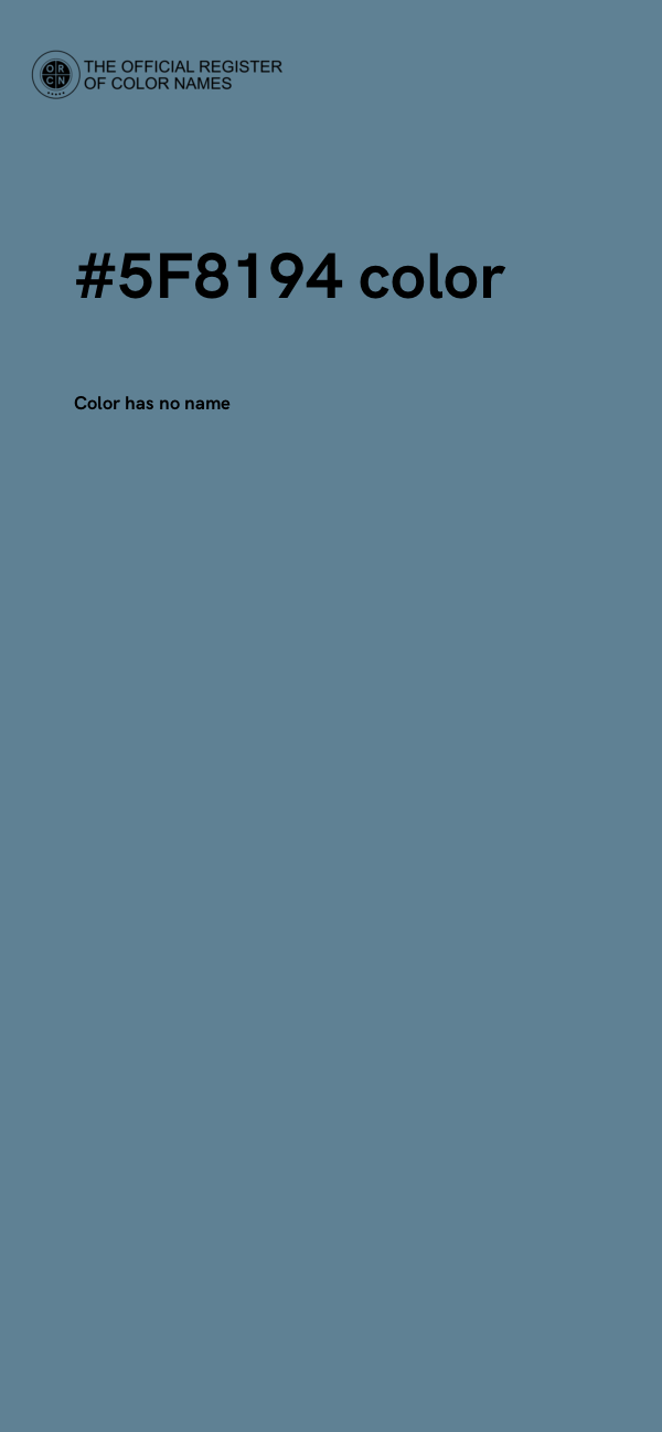 #5F8194 color image