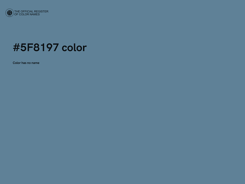 #5F8197 color image