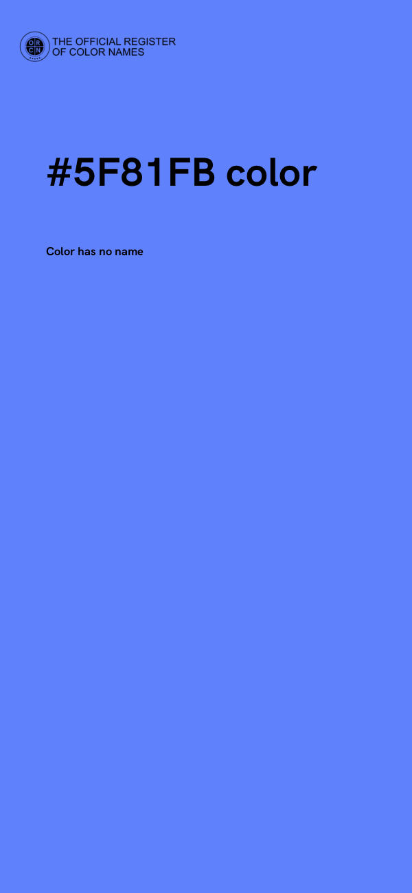 #5F81FB color image