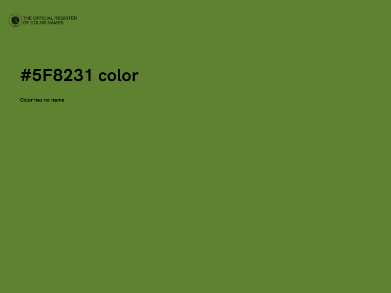 #5F8231 color image