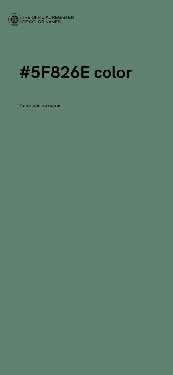 #5F826E color image