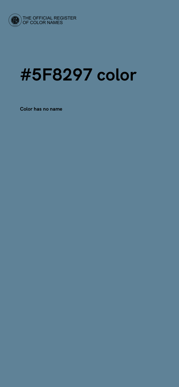 #5F8297 color image