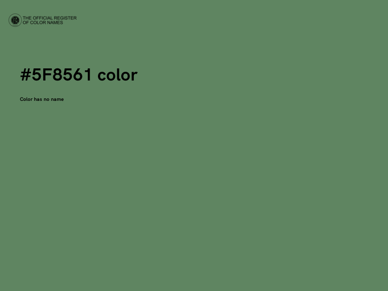 #5F8561 color image