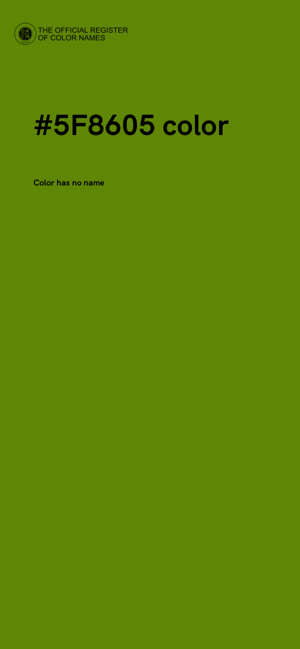 #5F8605 color image