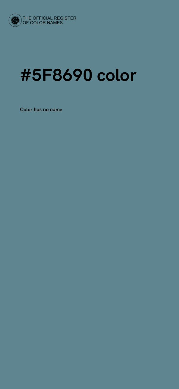 #5F8690 color image