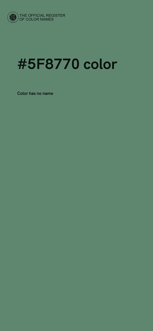 #5F8770 color image