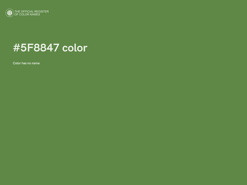 #5F8847 color image