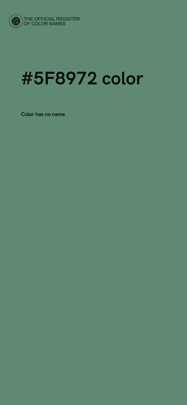 #5F8972 color image