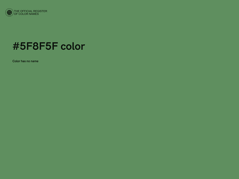 #5F8F5F color image