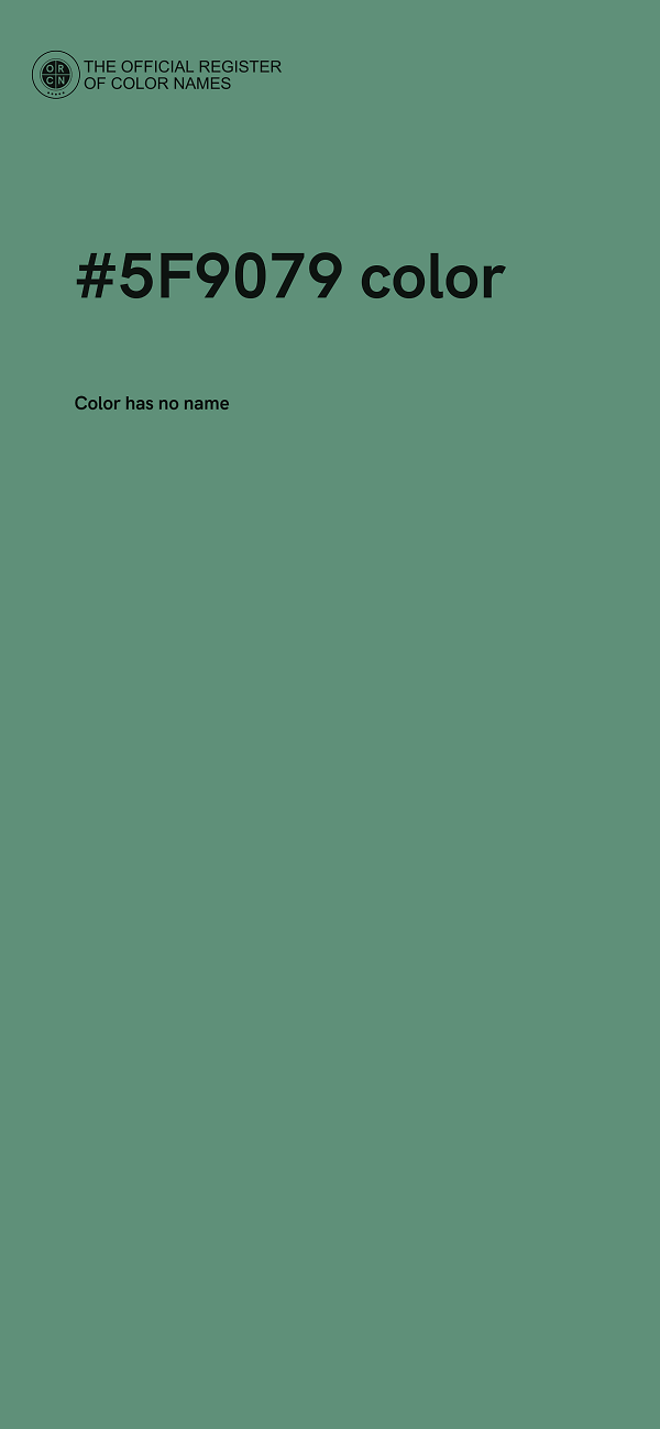 #5F9079 color image