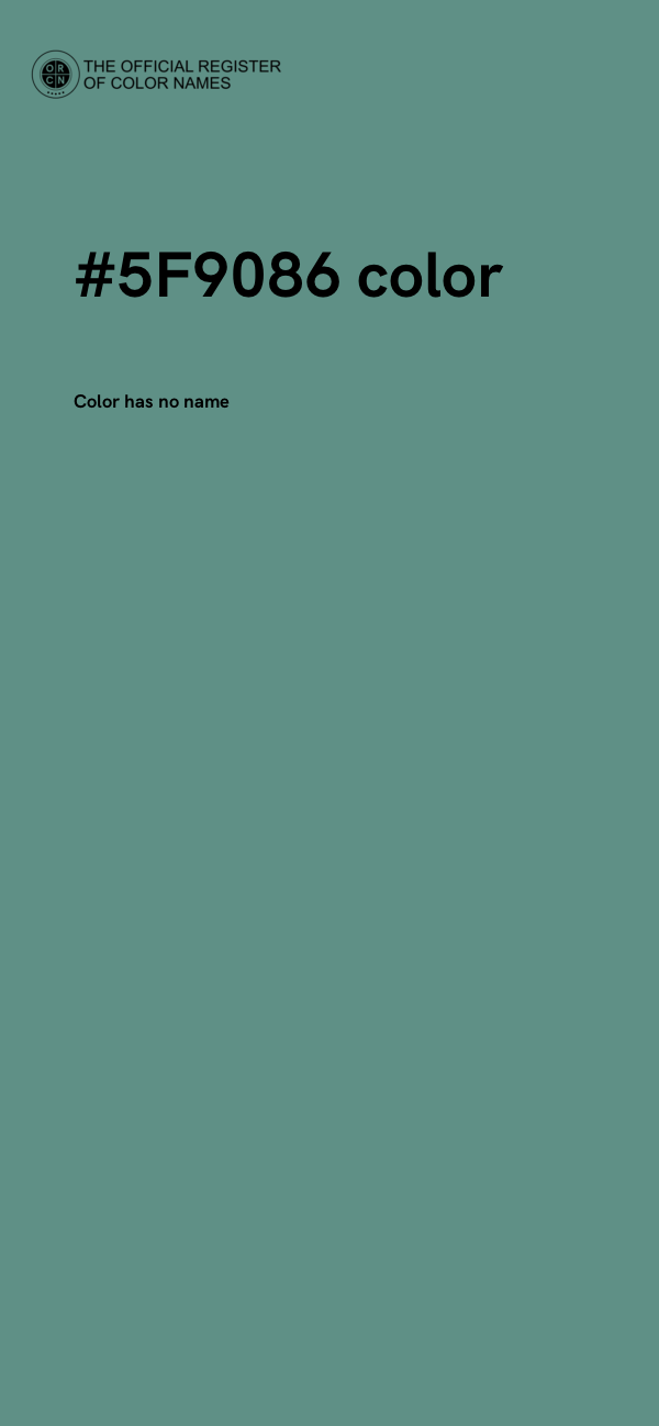 #5F9086 color image