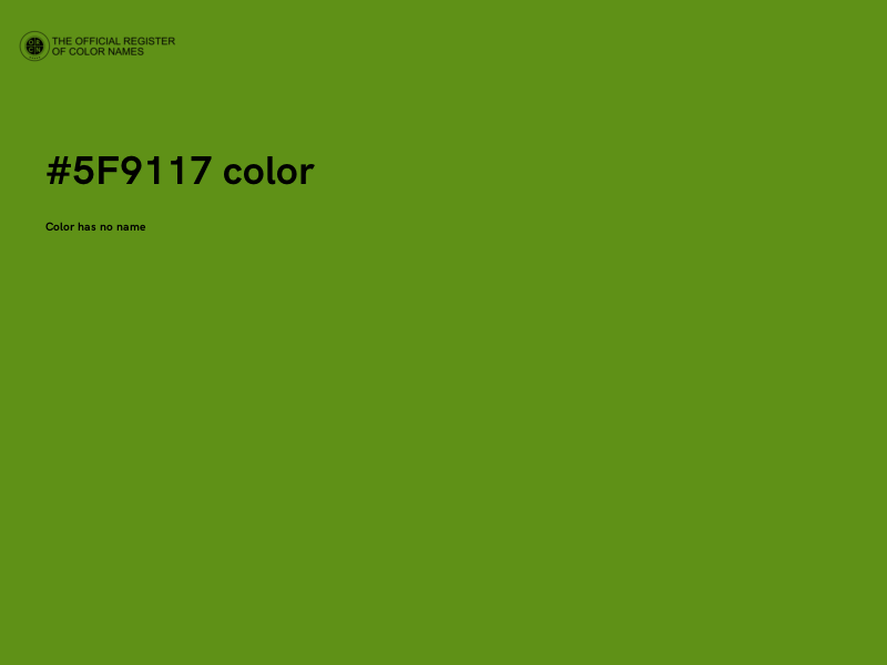 #5F9117 color image