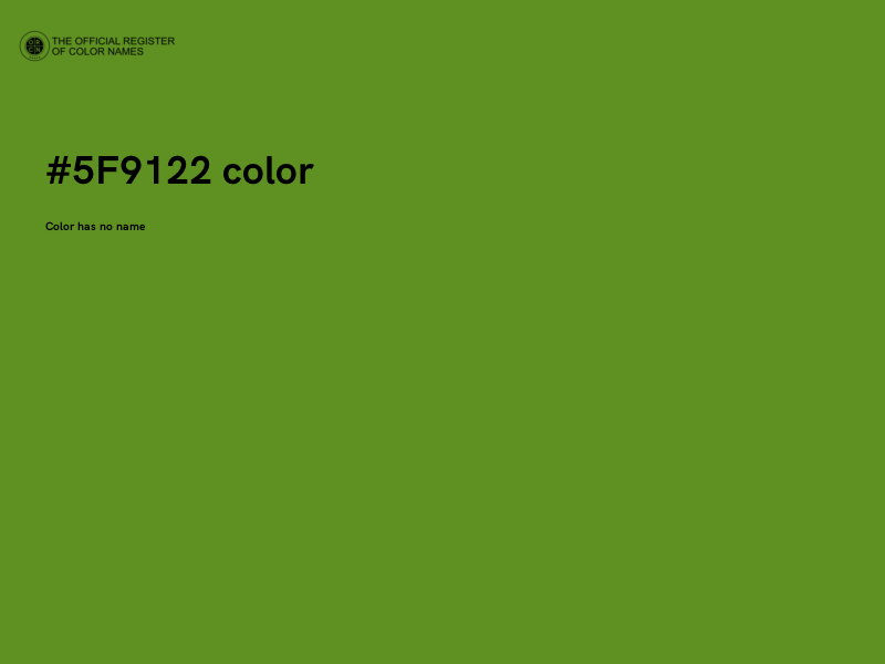 #5F9122 color image