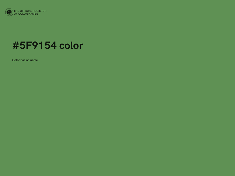 #5F9154 color image