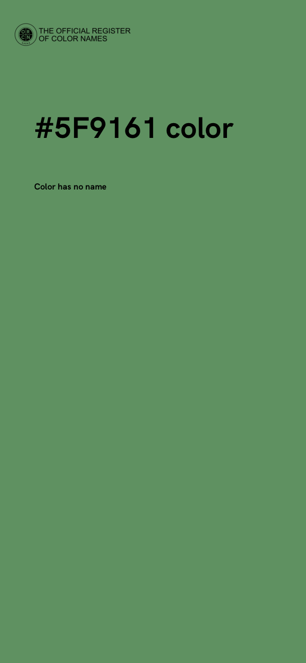 #5F9161 color image