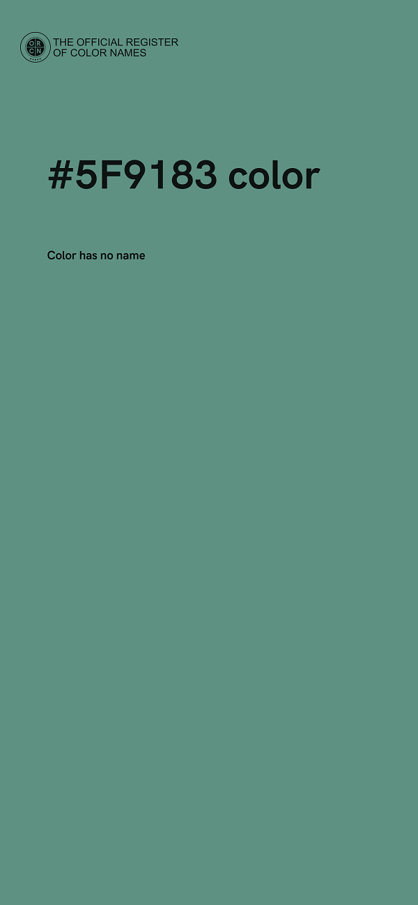 #5F9183 color image