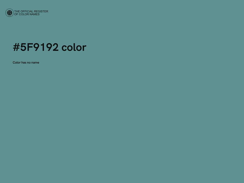 #5F9192 color image