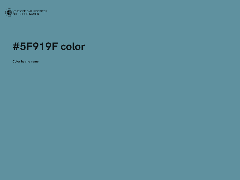 #5F919F color image